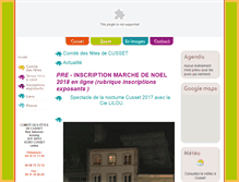 Tablet Screenshot of comitedesfetescusset.fr